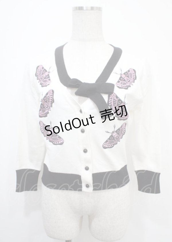 画像1: SOUHPUAA / 昆虫刺繍カーディガン S アイボリー Y-25-04-11-104-PU-TO-SZ-ZY (1)