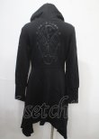 画像2: KILL STAR / Curses Long Hoodie S 黒 Y-25-04-11-105-PU-TO-SZ-ZY (2)