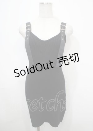 画像: PUNK RAVE / Wool Sling Dress XS-S 黒 Y-25-04-11-109-PU-OP-SZ-ZY