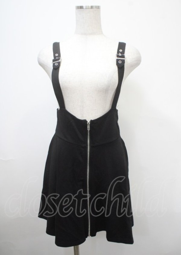 画像1: KILL STAR / SUSPEND ME STATEMENT SKIRT S ブラック Y-25-04-11-110-PU-SK-SZ-ZY (1)