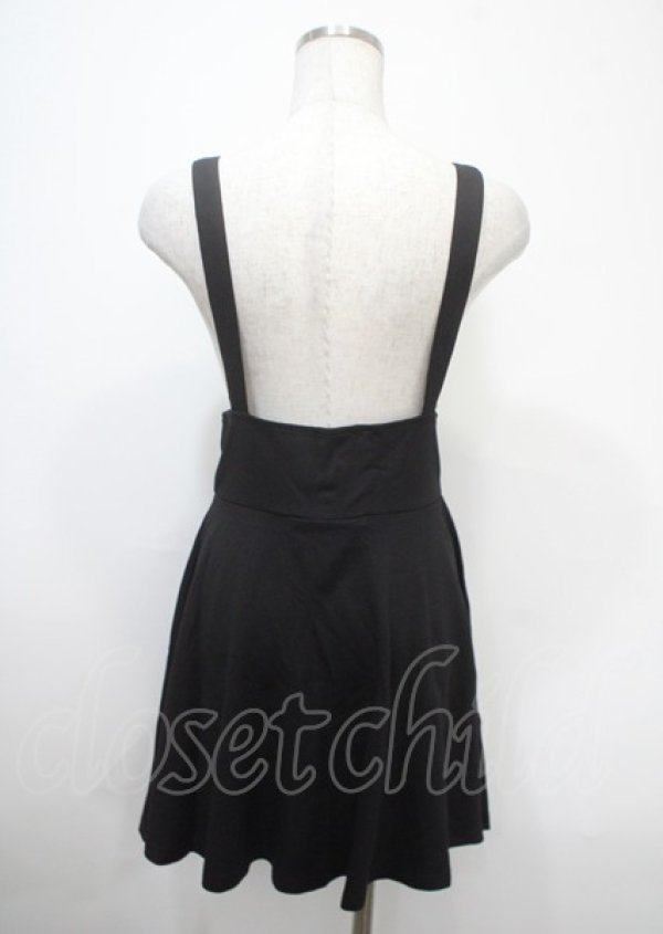 画像2: KILL STAR / SUSPEND ME STATEMENT SKIRT S ブラック Y-25-04-11-110-PU-SK-SZ-ZY (2)