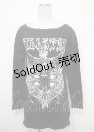 画像: KILL STAR / Juju sweatshirt  XS 黒 Y-25-04-11-112-PU-TO-SZ-ZY
