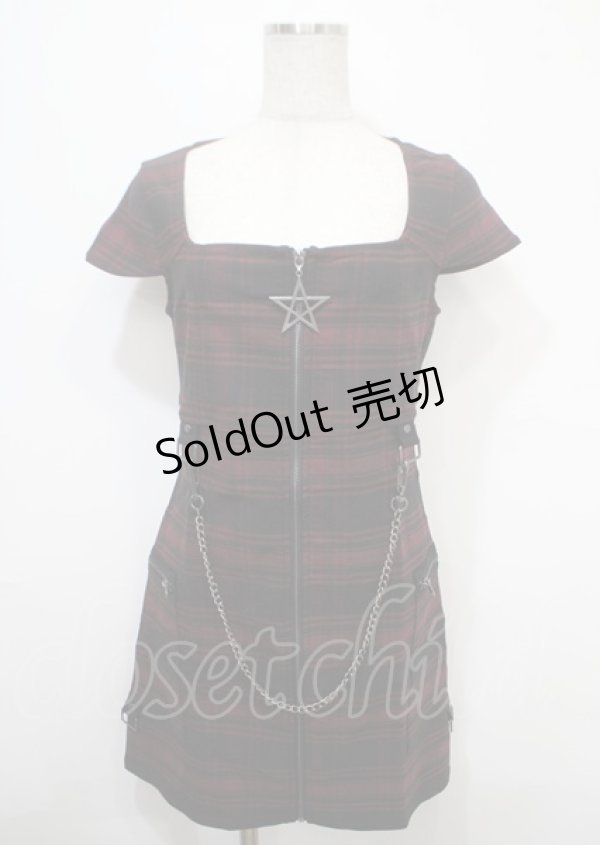 画像1: KILLSTAR / spell yeah! Dress S 赤 Y-25-04-11-113-PU-OP-SZ-ZY (1)