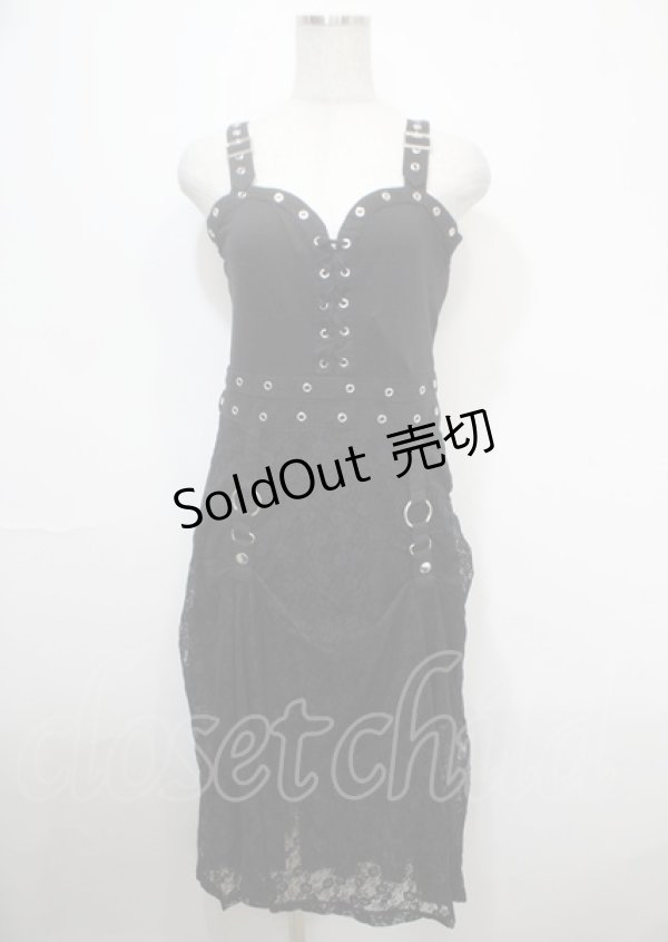 画像1: Poizen Industries / Soulless Dress S ブラック Y-25-04-11-116-PU-CO-SZ-ZY (1)