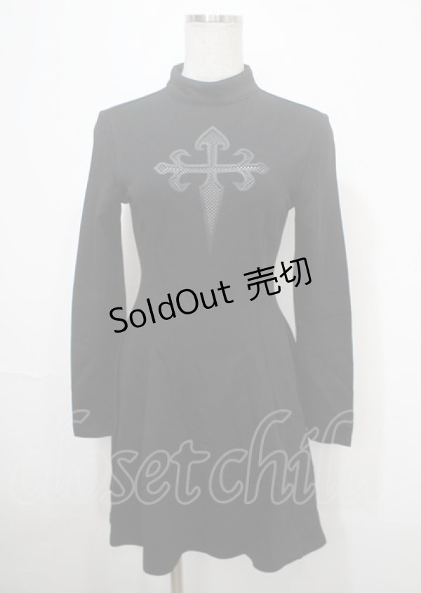 画像1: KILL STAR / Evanna Cross Dress XS ブラック Y-25-04-11-117-PU-OP-SZ-ZY (1)