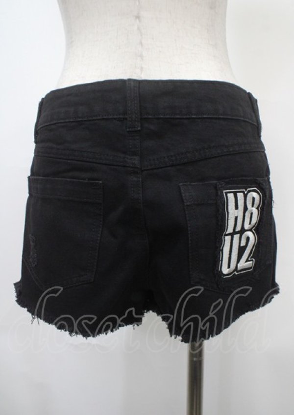 画像2: KILL STAR / Maxine shorts XS ブラック Y-25-04-11-126-PU-PA-SZ-ZY (2)