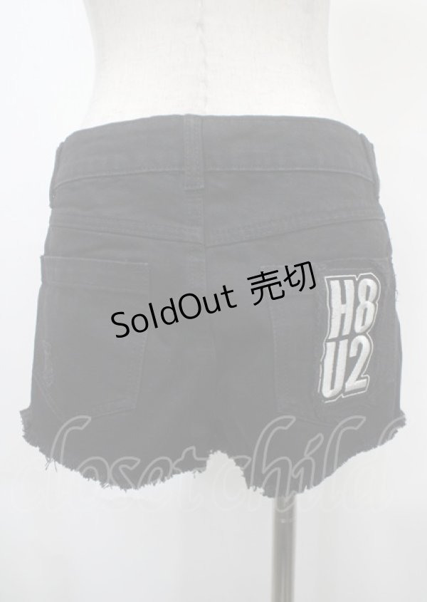 画像2: KILL STAR / Maxine shorts XS ブラック Y-25-04-11-126-PU-PA-SZ-ZY (2)