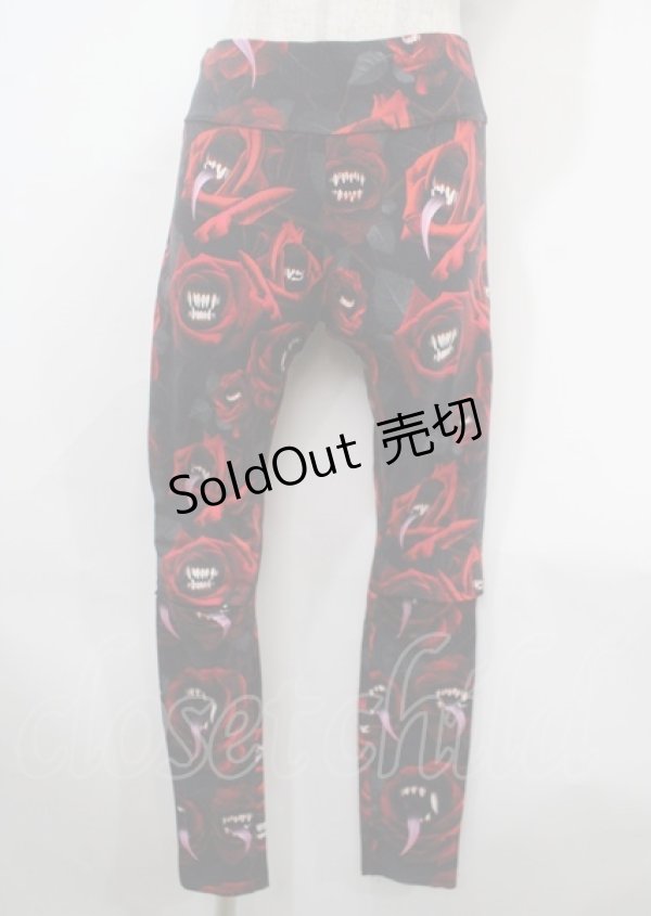 画像1: KILL STAR / Parallel leggings S 黒 Y-25-04-11-127-PU-PA-SZ-ZY (1)