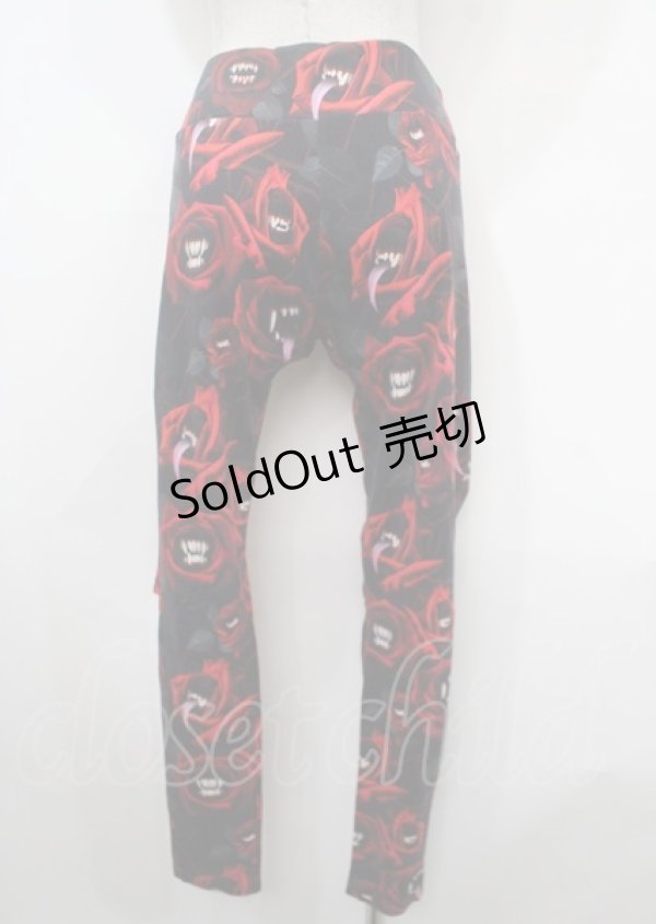 画像2: KILL STAR / Parallel leggings S 黒 Y-25-04-11-127-PU-PA-SZ-ZY (2)