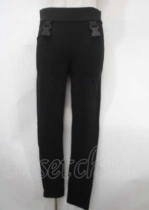画像: DISTURBIA / レギンスパンツ  黒 Y-25-04-11-130-PU-PA-SZ-ZY