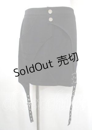 画像: DARK IN LOVE / Nimue Skirt S 黒 Y-25-04-11-135-PU-SK-SZ-ZY