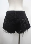 画像2: KILL STAR / Zoey Denm shorts Pants M 黒 Y-25-04-11-137-PU-PA-SZ-ZY (2)