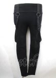 画像1: KILL STAR / WATCH ME BURN LEGGINGS XS ブラック Y-25-04-11-139-PU-PA-SZ-ZY (1)