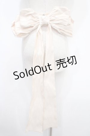 画像: 星箱works / ボリュームリボンテールベルト  アイボリー Y-25-04-15-001-PU-ZA-SZ-ZY