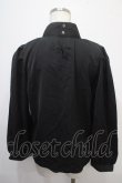 画像2: TRAVAS TOKYO / Bowtie blouse F ブラック Y-25-04-15-037-PU-BL-SZ-ZY (2)