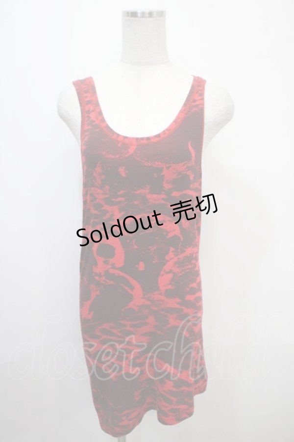 画像1: WILD PARTY / ロングタンクトップ 1 赤 Y-25-04-15-041-LO-TS-SZ-ZY (1)