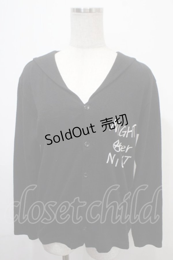 画像1: MILKBOY / NIGHT AFTER NIGHTカーディガン  ブラック Y-25-04-15-043-MB-TO-SZ-ZY (1)