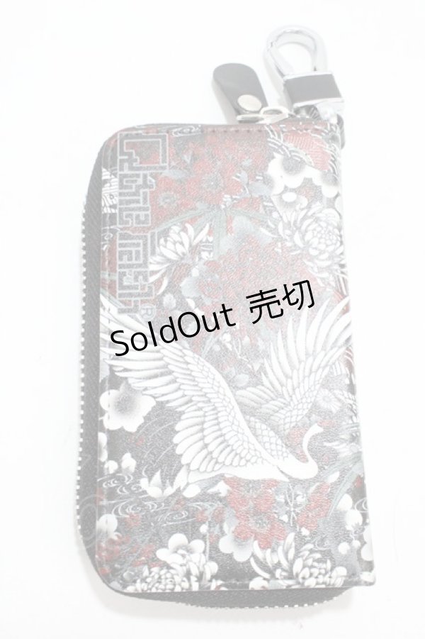 画像1: 【SALE】Qutie Frash / 和柄キーケース   Y-25-04-15-005-QU-ZA-SZ-ZT422-F005 (1)