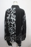 画像2: REFLEM / 切換えワイドシャツ/オーバーサイズシャツ F ブラック Y-25-04-15-047-PU-TS-SZ-ZY (2)