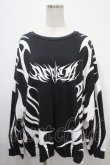画像1: REFLEM / トライバルBIGロングTEE F ブラック Y-25-04-15-048-PU-TO-SZ-ZY (1)