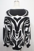 画像2: REFLEM / トライバルBIGロングTEE F ブラック Y-25-04-15-048-PU-TO-SZ-ZY (2)
