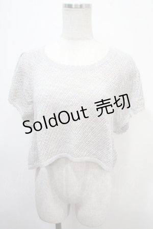 画像: F i.n.t / 透かし編みニット F ラベンダー Y-25-04-15-060-CA-TO-SZ-ZY