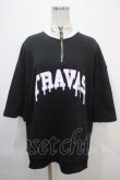 画像1: TRAVAS TOKYO / Logo half zip スウェット  黒 Y-25-04-15-062-PU-TO-SZ-ZY (1)