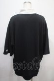 画像2: TRAVAS TOKYO / Logo half zip スウェット  黒 Y-25-04-15-062-PU-TO-SZ-ZY (2)