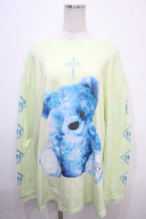 画像: TRAVAS TOKYO / FURRY BEARクマT  ライムグリーン Y-25-04-15-067-PU-TO-SZ-ZY