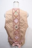 画像2: PINK HOUSE / フリル薔薇パッチワークベスト  ピンク Y-25-04-15-070-LO-TO-SZ-ZY (2)