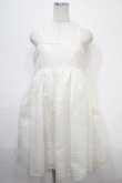 画像1: Candy Stripper / VOLUME CAMISOLE DRESS 2 ホワイト Y-25-04-15-079-PU-OP-SZ-ZY (1)