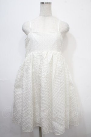 画像: Candy Stripper / VOLUME CAMISOLE DRESS 2 ホワイト Y-25-04-15-079-PU-OP-SZ-ZY