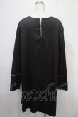 画像2: NieR Clothing / ZIPデザインワンピース  黒 Y-25-04-15-082-PU-OP-SZ-ZY (2)