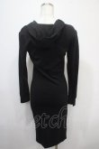 画像2: NieR Clothing / 刺繍入りボタンロングトップス  黒 Y-25-04-15-090-PU-TO-SZ-ZY (2)