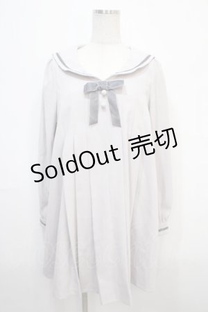 画像: 【SALE】Ank Rouge / セーラーワンピース  グレー Y-25-04-15-123-CA-OP-SZ-ZT126