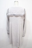 画像2: Ank Rouge / セーラーワンピース  グレー Y-25-04-15-123-CA-OP-SZ-ZT126 (2)