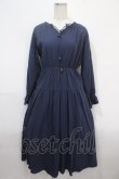 画像1: LEBECCA boutique / 湯煙を纏うワンピース F ネイビー Y-25-04-15-128-EL-OP-SZ-ZY (1)