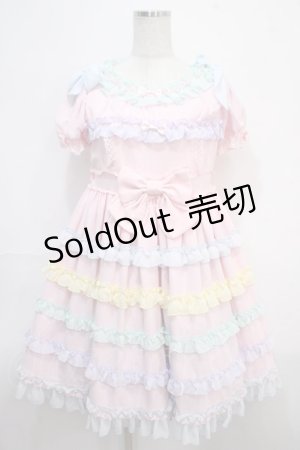 画像: Angelic Pretty / しゃぼん玉ワンピース  ピンク Y-25-04-15-132-AP-OP-SZ-ZS