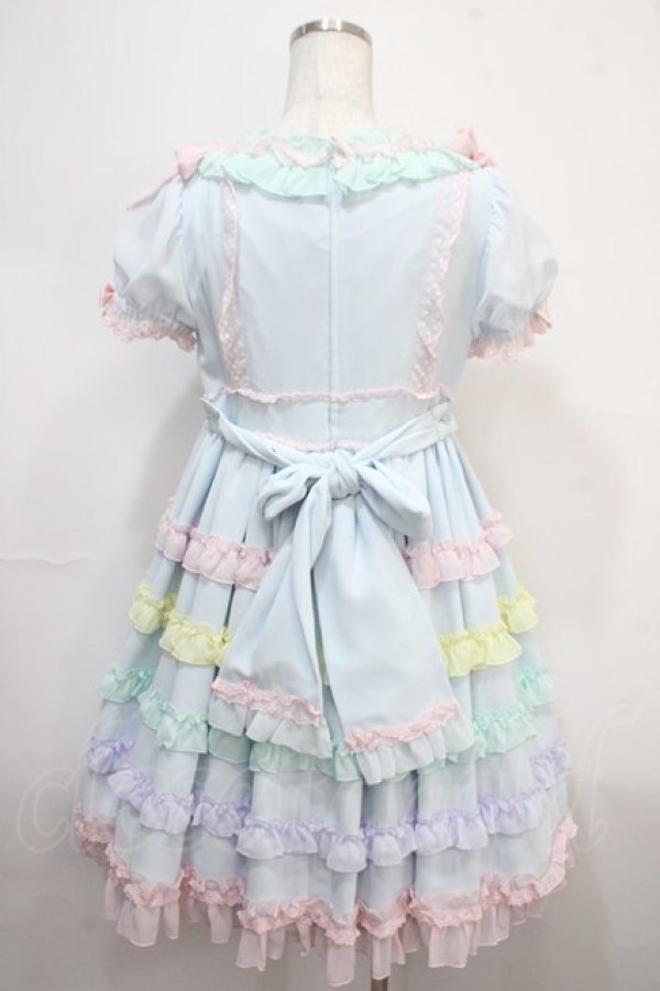 画像2: Angelic Pretty / しゃぼん玉ワンピース  サックス Y-25-04-15-133-AP-OP-SZ-ZI (2)