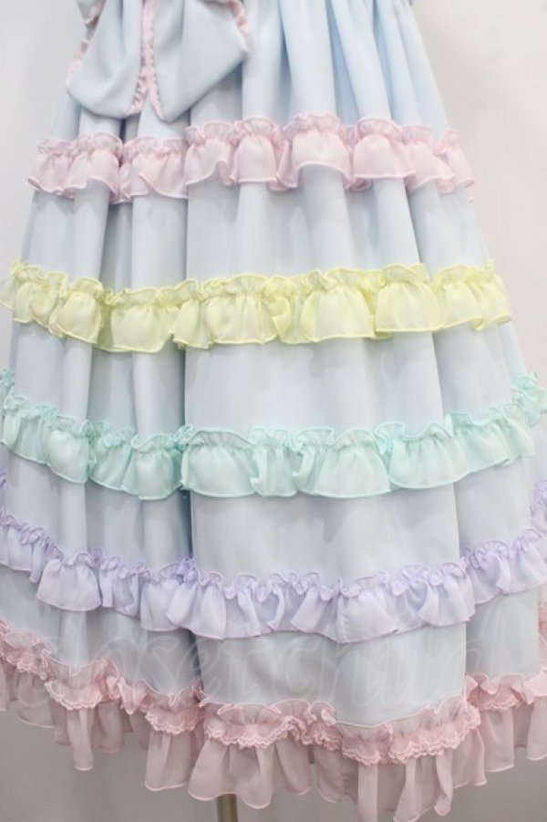 画像4: Angelic Pretty / しゃぼん玉ワンピース  サックス Y-25-04-15-133-AP-OP-SZ-ZI (4)