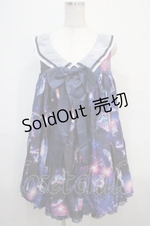 画像: Angelic Pretty / Dreamy Planetariumセーラージャンパースカート  コン Y-25-04-15-134-AP-OP-SZ-ZI