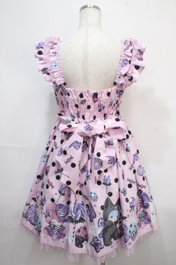 画像2: Angelic Pretty / Happy Treat Partyジャンパースカート  ピンク Y-25-04-15-135-AP-OP-SZ-ZI (2)