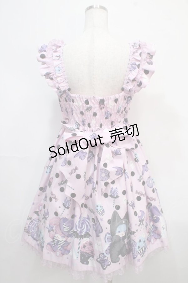 画像2: Angelic Pretty / Happy Treat Partyジャンパースカート  ピンク Y-25-04-15-135-AP-OP-SZ-ZI (2)