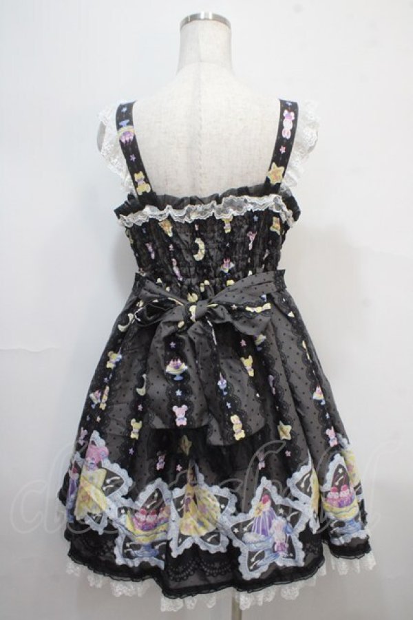 画像2: Angelic Pretty / Dreamy Night Cakesジャンパースカート  黒 Y-25-04-15-137-AP-OP-SZ-ZS (2)