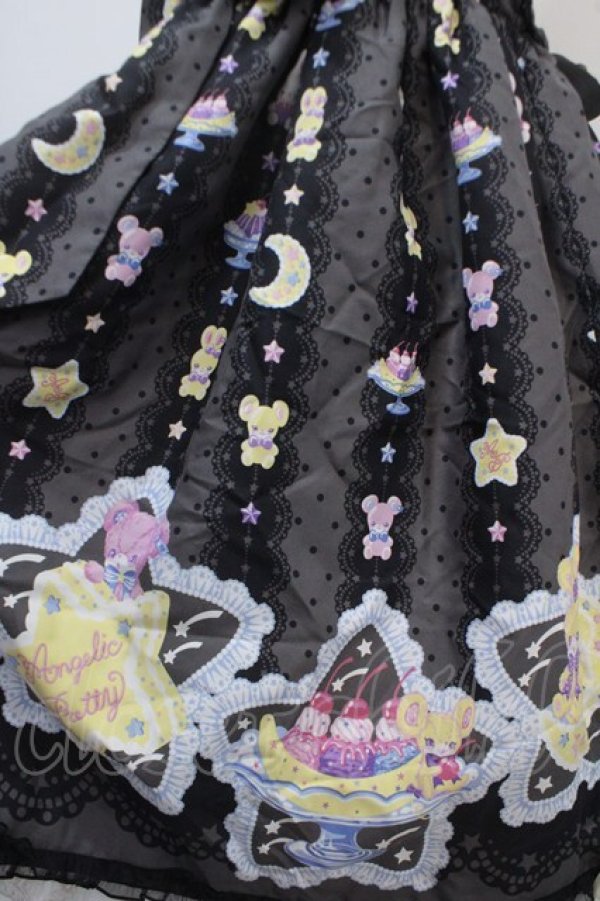 画像4: Angelic Pretty / Dreamy Night Cakesジャンパースカート  黒 Y-25-04-15-137-AP-OP-SZ-ZS (4)