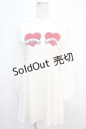 画像: TRALALA / 袖シースルーフード付きミニワンピース 0 アイボリー Y-25-04-15-152-LO-OP-SZ-ZS