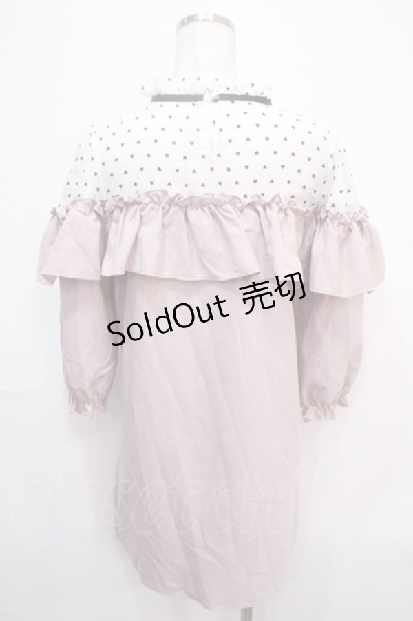 画像2: evelyn / ハートドットワンピース  ピンク Y-25-04-15-153-LO-OP-SZ-ZS (2)