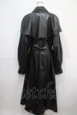 画像2: Melt the lady / レザーコート  黒 Y-25-04-15-154-PU-JA-SZ-C019 (2)