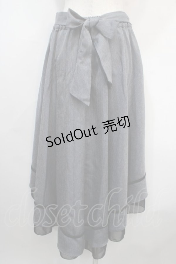 画像2: axes femme / フィッシュテールスカート M グレー Y-25-04-15-155-AX-SK-SZ-ZY (2)