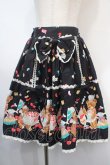 画像1: metamorphose / くまパティシエスカート  黒 Y-25-04-15-166-ME-SK-SZ-ZY (1)